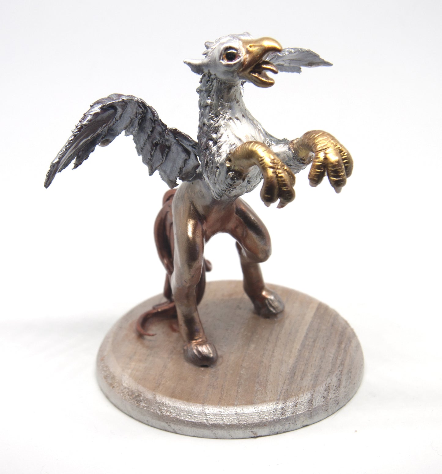 Rearing hippogriff unique figurine