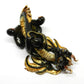 Black and gold dragon unique figurine