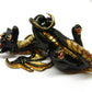 Black and gold dragon unique figurine