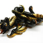 Black and gold dragon unique figurine