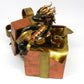 Black and gold dragon in gift box unique figurine