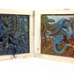 Famille de dragons en bas relief