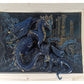 Famille de dragons en bas relief