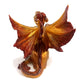 Figurine d'un puissant dragon à grandes ailes